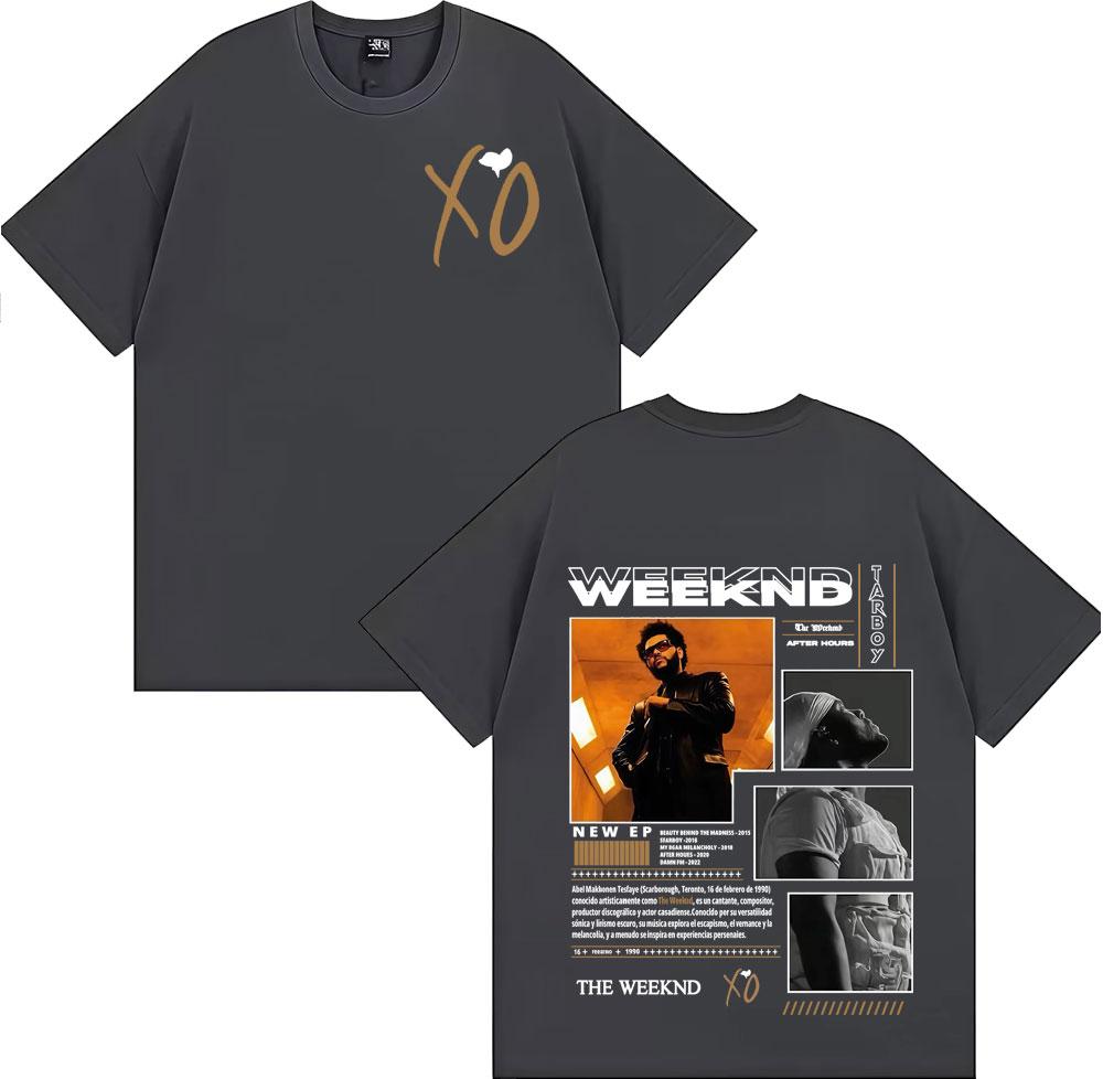 

Retro The Weeknd After Hours Album Graphic Tshirts for Unisex Vintage 90s Hip Hop Gothic Tee Shirt Casual Oversized Unisex Tshirt 4XL