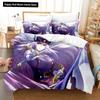 3D Anime Chained Soldier Bedding Set Single Twin Full Queen King Size Bed Set Adult Boys Bedroom Duvet Cover Sets Home Textiles