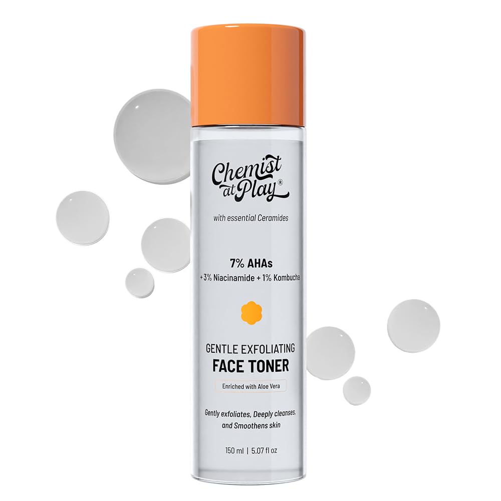 

Chemist At Play Glycolic Acid Face Toner 150 ml Gentle Exfoliating Hydrating Toner For Smooth Clear Glowing Skin