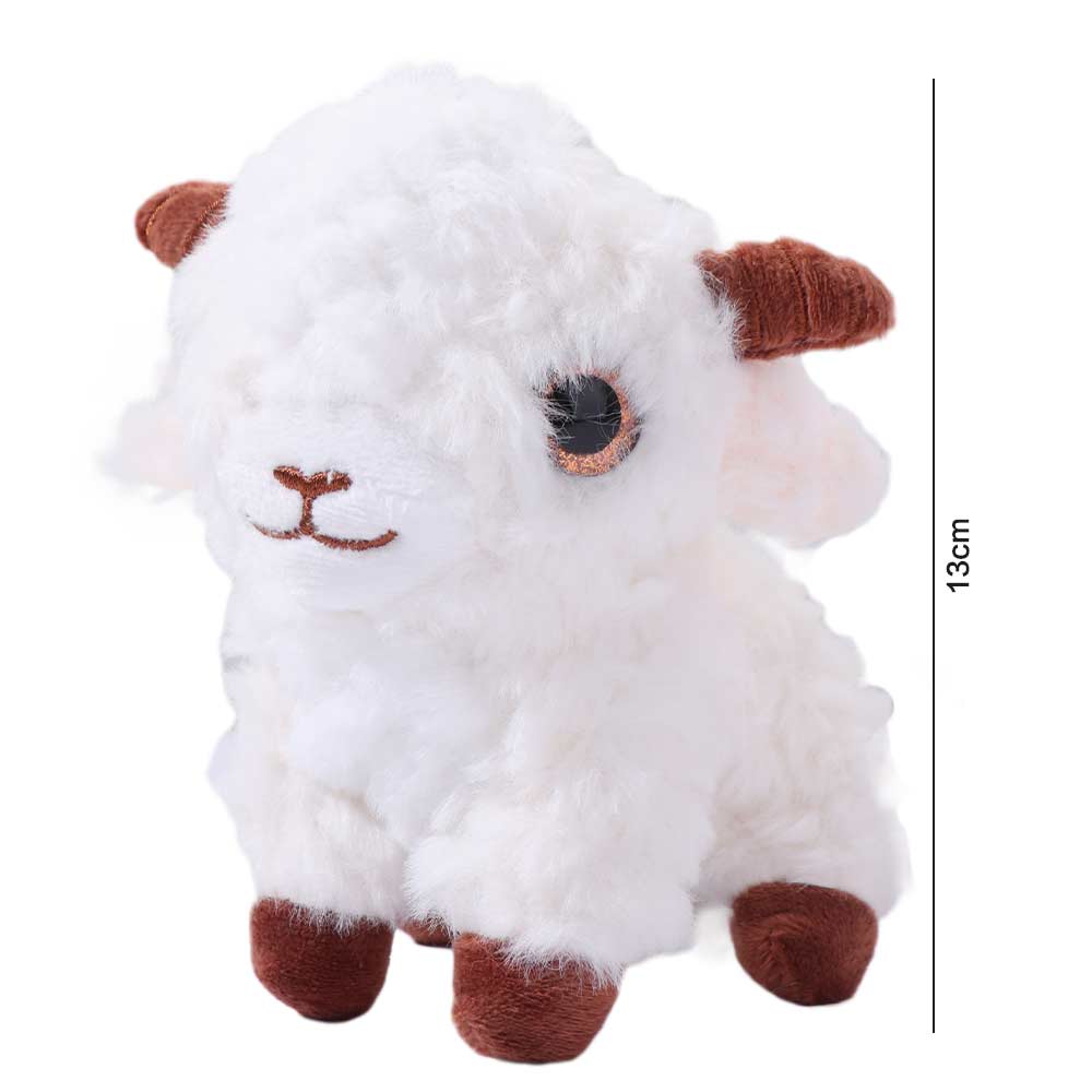 DIY Little Lamb Keychain Xinjiang Tourist Souvenirs Sheep Keychain Backpack Decoration