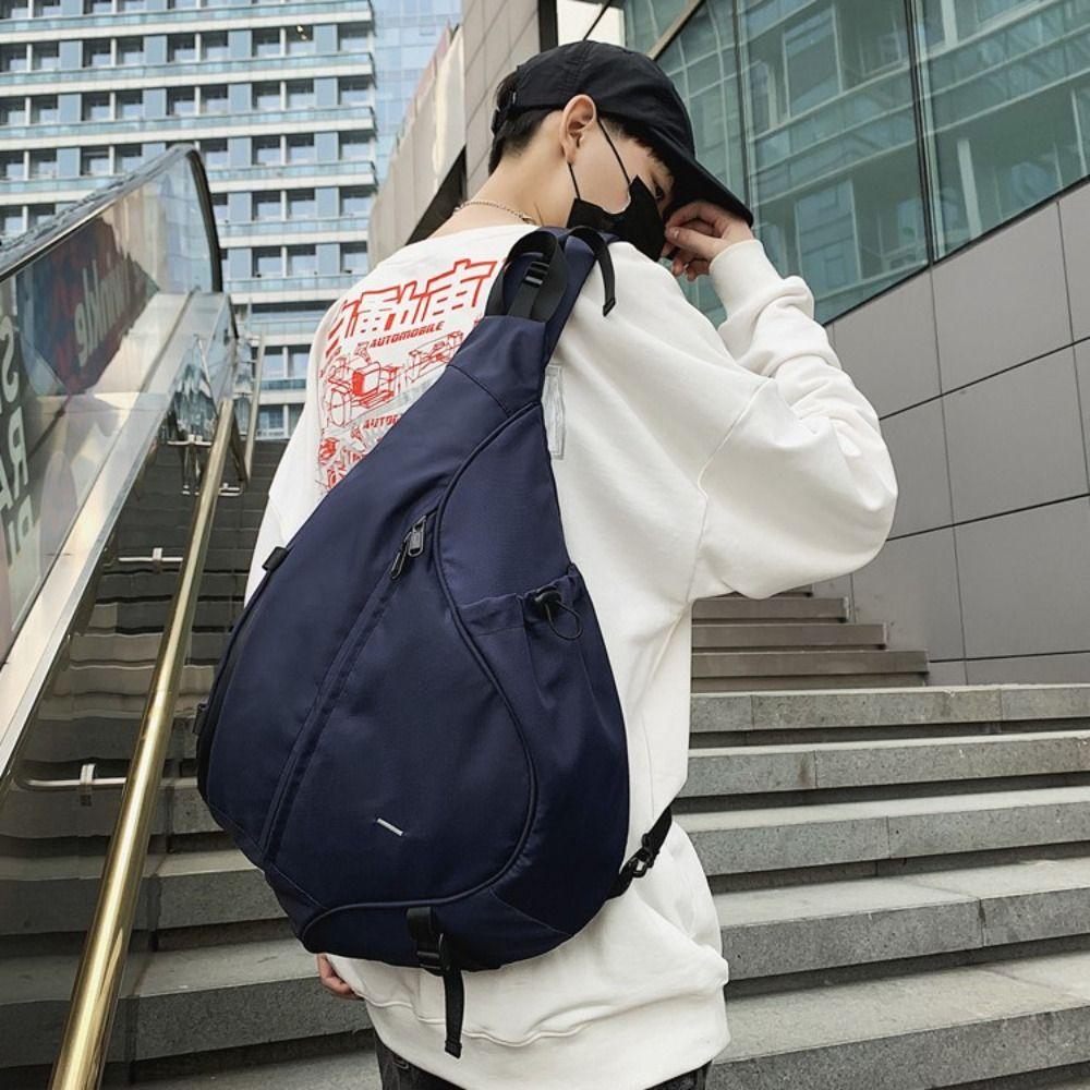 Nylon-Sport-Brusttasche, Fitness-Schultertasche, einfache Umhängetasche für Jungen