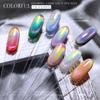 Nail Art Universal Colorful Cat'S Eye Glue Laser Rainbow Glare Spar Rainbow Cat'S Eye Nail Polish Glue
