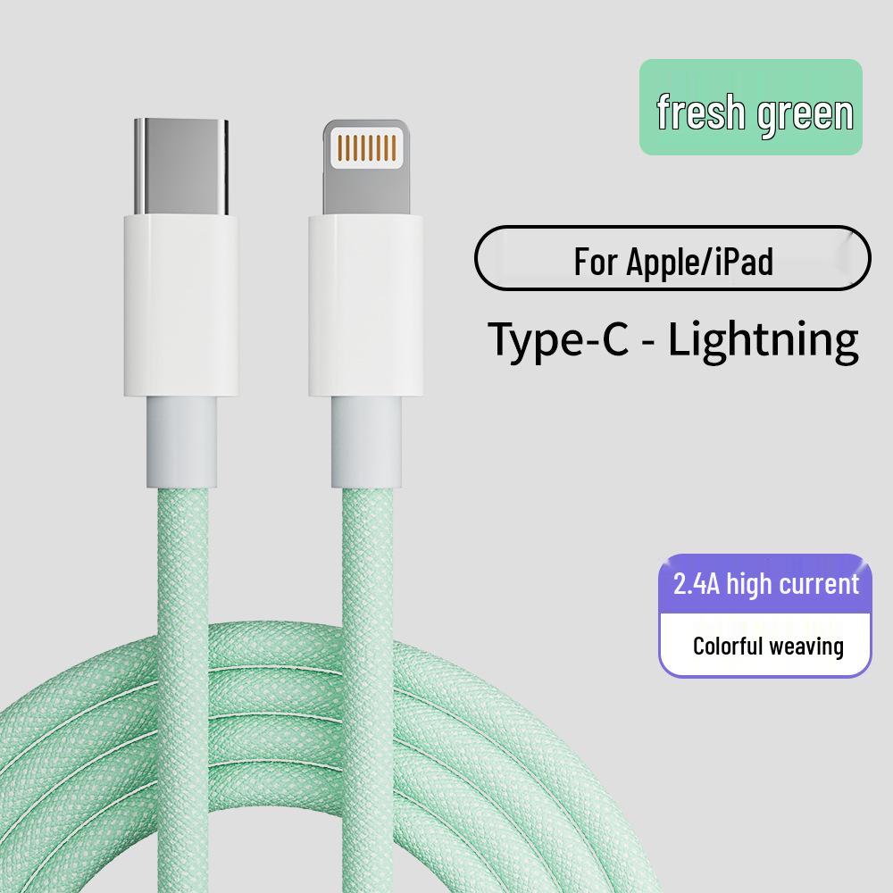 Braided PD20W Super Fast Charging Cable for Apple 14 Pro Max & Phone 13