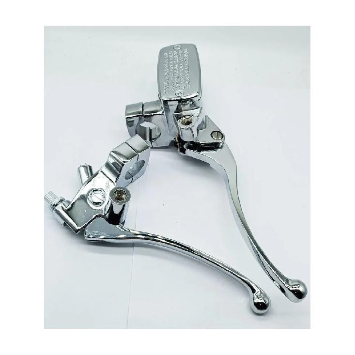 Hydraulic Brake Clutch Lever Master Cylinder for 25MM Electroplating Suitable for Honda CB400SF/Yamaha/Suzuki Left Clutch Handle