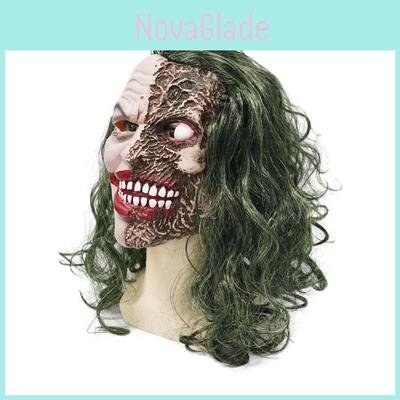 Halloween Latex Joker Mask With Full Face Cover For Trick Or Treating