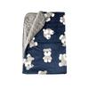 FASHIONLETTER Swannel Animal Multi Blanket 100 X 140cm Boa Animal Fluffy Warm Washable Cold