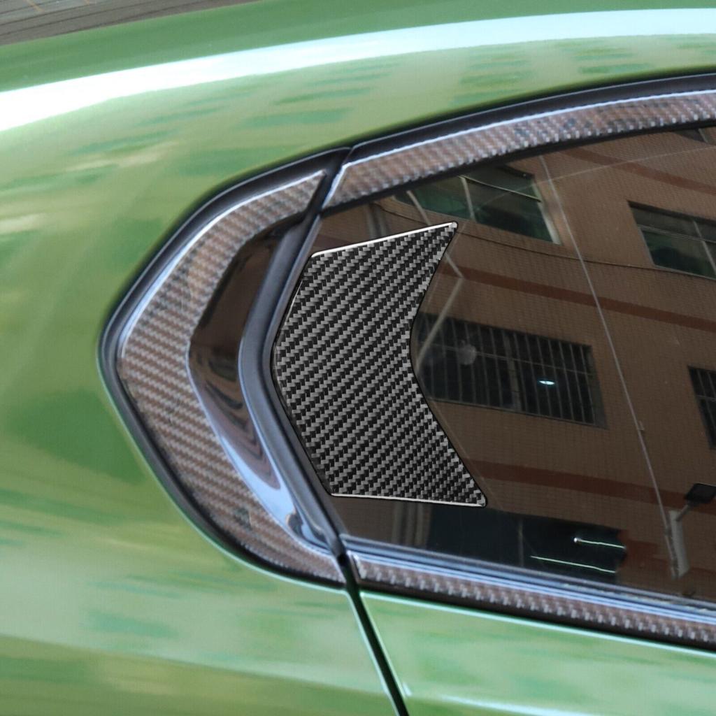 Real Carbon Fiber Exterior Rear Window Cover Trim For BMW 3 Series G20 G28 19-24