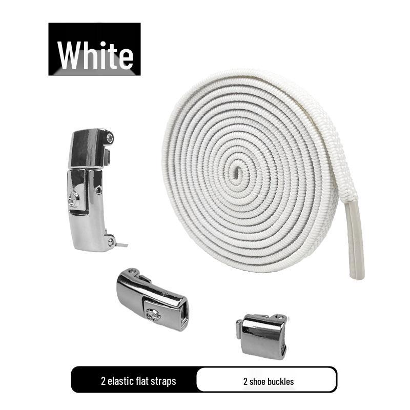 8mm Elastische Schnürsenkel-Schnalle ohne Binden für Herren und Kinder