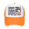 Adult Hawk Tuah 24 Spit On That Thang Trucker Hats HipHop Mesh Baseball Caps Dad Hat Trucker Hat Adjustable Trucker Cap Spring