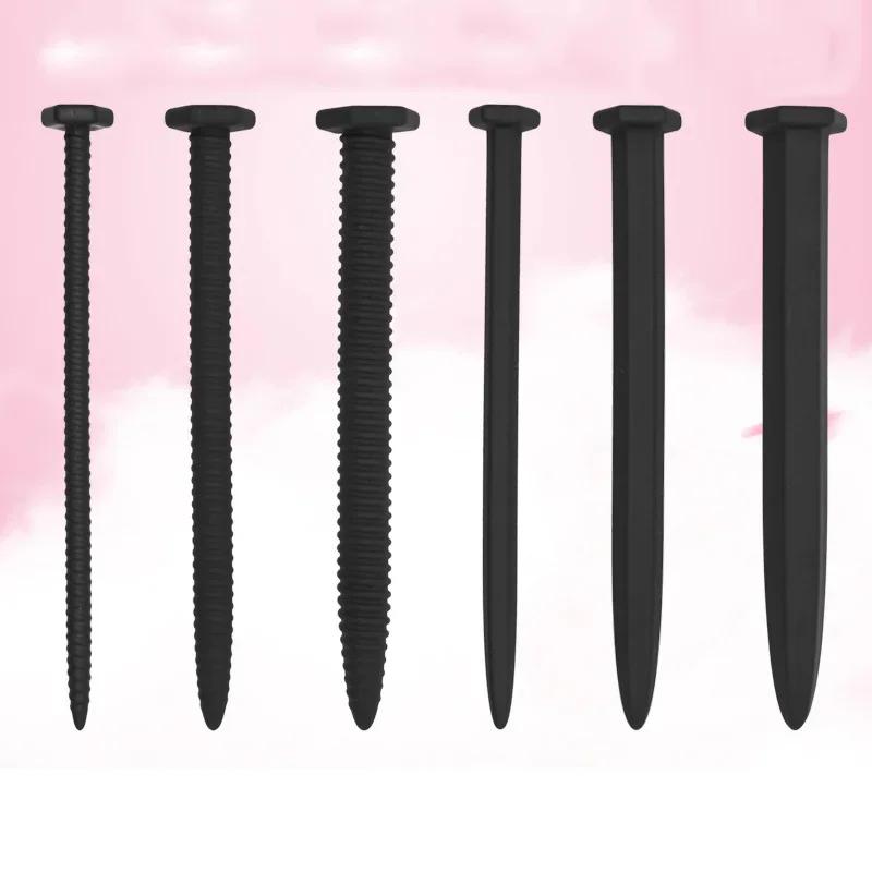 Urethral Toys for Man,Nail & Screw Silicone Penis Plug Sounding,Urethal Inserts,Urethra Dilation Catheter,Uretral Probe