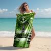 Beweis Strandtuch mit Borussia Mönchengladbach Logo Muster - weich, saugfähig, schnelltrocknend, maschinenwaschbar - perfekt zum Schwimmen, Camping, Baden