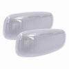 2PCS Side Turn Signal Light Lens with Gaskets Replacement for DODGE SPRINTER 2500 3500 2003‑2006White