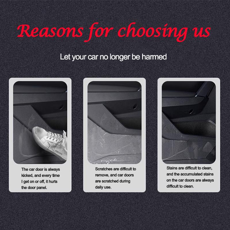 Car Inner Door Anti Kick Film Protective Anti-Scratch Cover for Geely Monjaro 2026 2026 2026 2026 Auto Accessories Protector