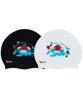 Laelliseupocheu [Nruc186 Wht] Strawberry Silicone Swim Cap White