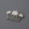 Kristallstern Damen Brautkopfschmuck Elegante Strass-Kristall-Haarkamm Tiara-Stil Kopfschmuck Brautjungfern-Geschenk