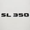 3D ABS Car Letters Badge Sticker Rear Trunk Logo SL350 SL400 SL500 Emblem For Mercedes Benz SL350 SL400 SL500 R230 R231 R129 ON4