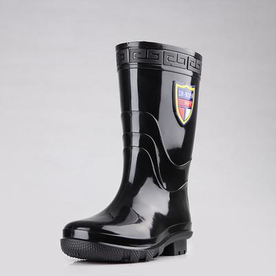 30cm Herren Regenstiefel Wasserdichte Schuhe Mittelhochschaft Wasser PVC Stiefel Matsch Outdoor Schlammschuh Wellingtonstiefel Herren Regenstiefel