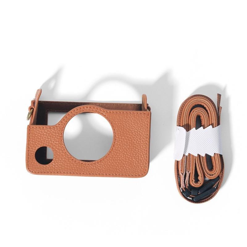 

Durable Retro Protective Sleeve for Scratch Resist Camera Protector for Case with Strap 1 коричневый