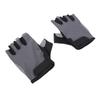 Cycling Gloves Grey Elastic Anti Slip Breathable Shock Absorbing Half Finger Bike Gloves for Road Bi