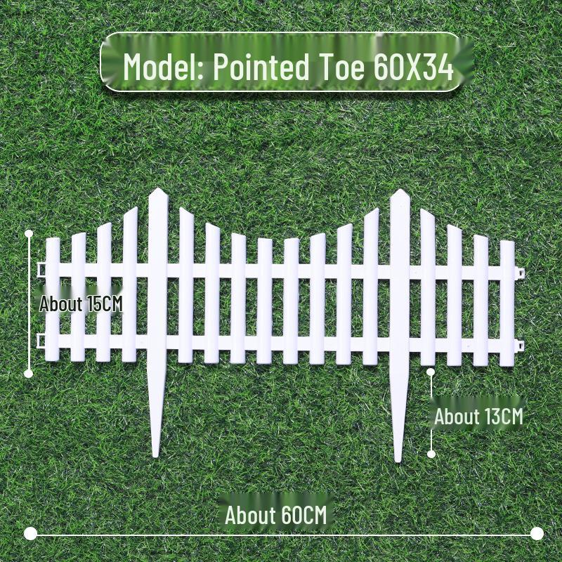 

European Style Plastic Garden Fence for Outdoor Decoration