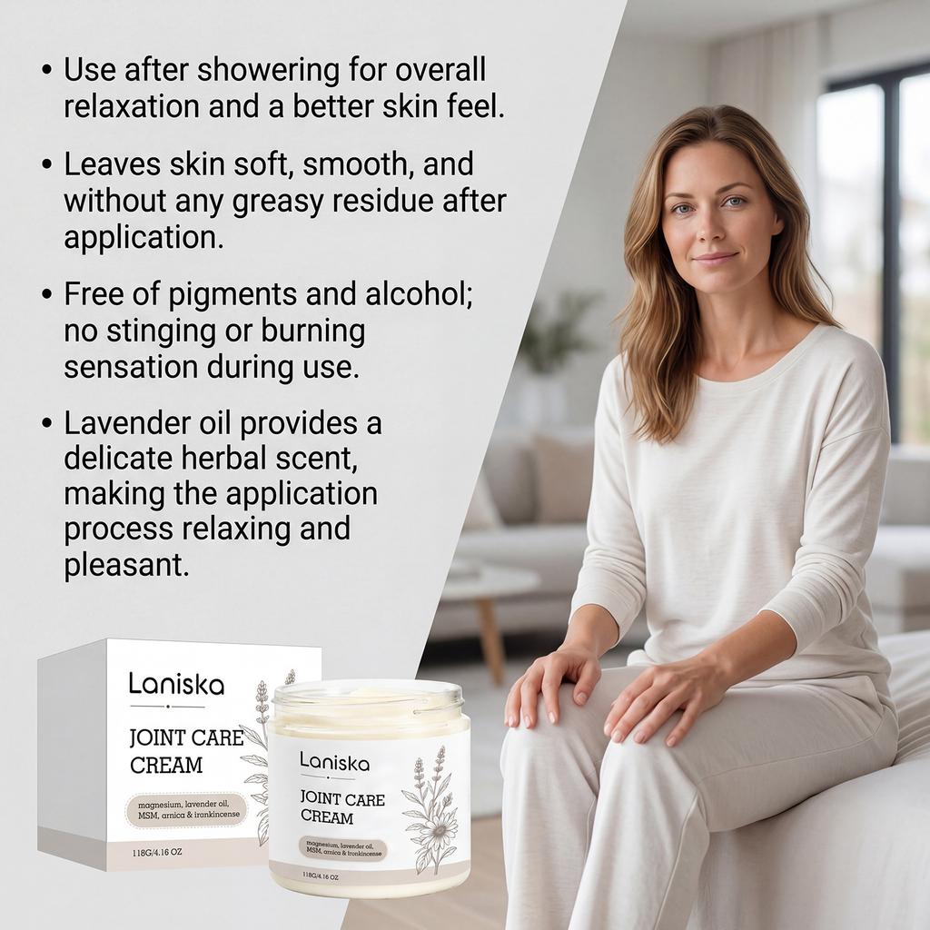 LANISKA Joint Care Cream Body Massage Moisturizing Cream Gentle Daily Care for Joint Relief