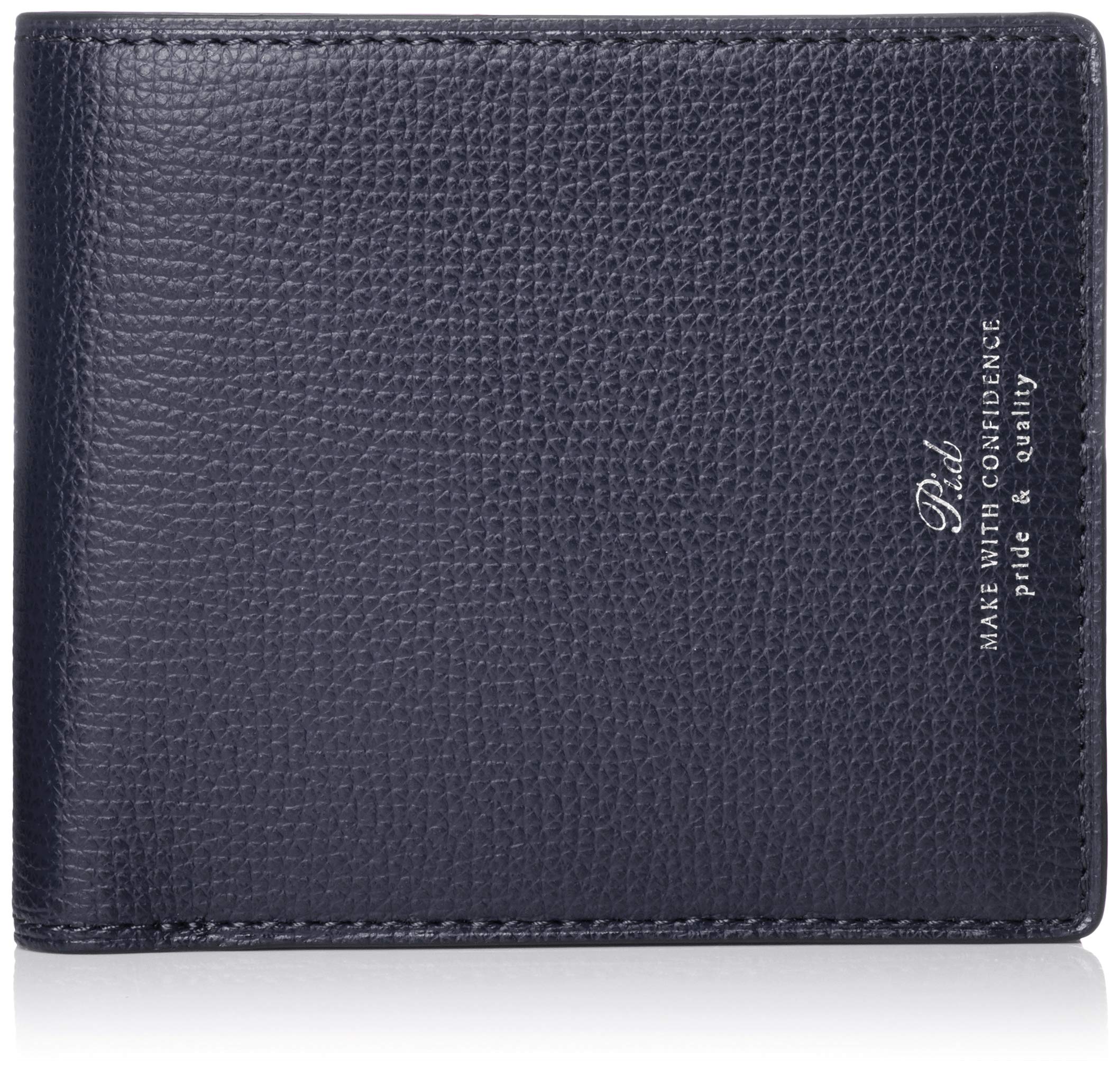 

ПИД. Итальянский кожаный кошелек бифолд PAW1004, Натуральная итальянская кожа, Легкий, Компактный