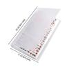 Nail Art Sticker Album High-Transparency Portable Organizer for Daily