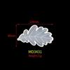 Christmas Table Decoration DIY Handmade Leaf Coaster Mold Christmas Series Crystal Epoxy Mold Resin Maple Leaf Silicone Molds