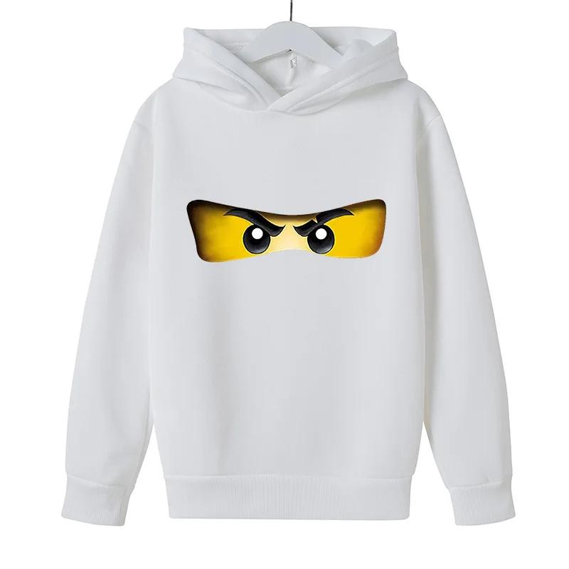 Modische Kinder-Hoodies Cartoon Ninja Hoodies für Jungen und Mädchen Warme und lässige Kinderbekleidung für Herbst und Winter
