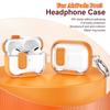 with Keychain Earphone Case Transparent Clear Shell for AirPods Pro 3 Headphone Accessories