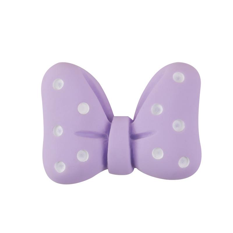 Small Sweet Polka Dot Bowknot Resin Ornaments: Hair Clip & Phone Case Decor.