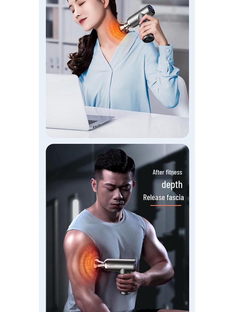 VTT Professional Mini Fascia Gun: Multifunctional Electric Muscle Massager for Neck
