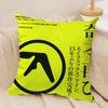 Aphex Twin Richard D James Kissenbezug aus weichem Plüschstoff, doppelseitig bedruckt, Sofakissenbezug für alle Jahreszeiten, Heimdekoration