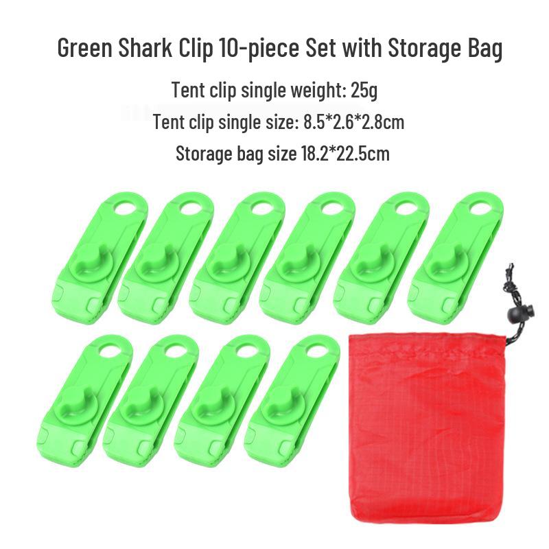 Εξωτερικό Κλιπ Καρχαρία για Κάμπινγκ: Αντιανεμικοί Γάντζοι Σκηνής & Σημεία Έλξης Τέντας