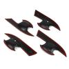 4PCS For Honda Civic 10th Gen 2016 2017 2018    ABS Exterior Door Handle Bowl Cover Trims Car Accessories