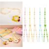 Baby Pacifier Chain Holders Anti-drop Rope Chain Silicone Teething Clips Baby Teether Toy Soother Pacifier Strap