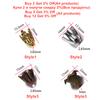 4Style 2Pcs/Lot Alloy Hollow Flower Beads Caps End Cap Connectors for DIY Earrings Jewelry Findings Making Component Accessroies