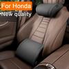 Car Headrest Soft Leather Car Neck Pillow Seat Lumbar Support Cushion For Honda Civic HR-V Accord Jade Crider Odyssey CRV