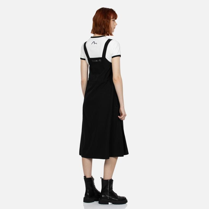 Fukujin Evisu Kuro Ss24 Mirror Print Fashion Style Suspended Dress Women Dresses 2ESGNW4DR6033FFSN