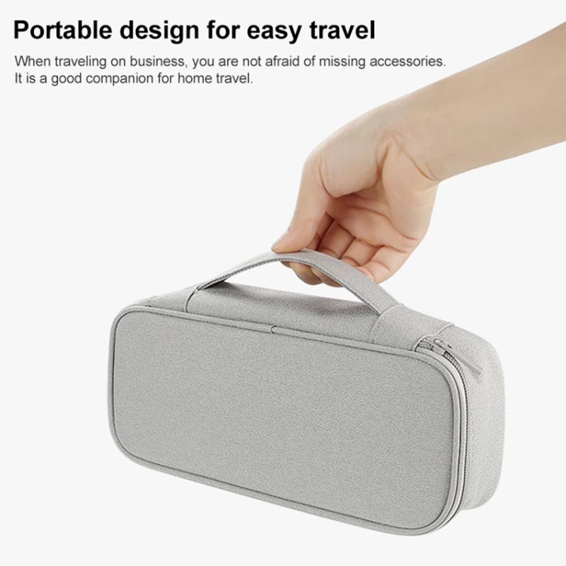 

Digital Accessories Storage Bag for U Disk Power Bank Data Cable,Size L Navy Blue
