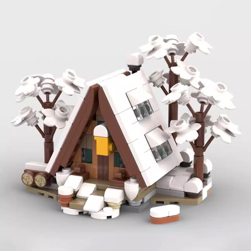 MOC Bausteine Spielzeug Modell DIY Kreative Steine Baum-Sets Bauen Garten Pflanze Wald Zusammenbauen Natürliche Stadt Straßenansicht Park Dschungel
