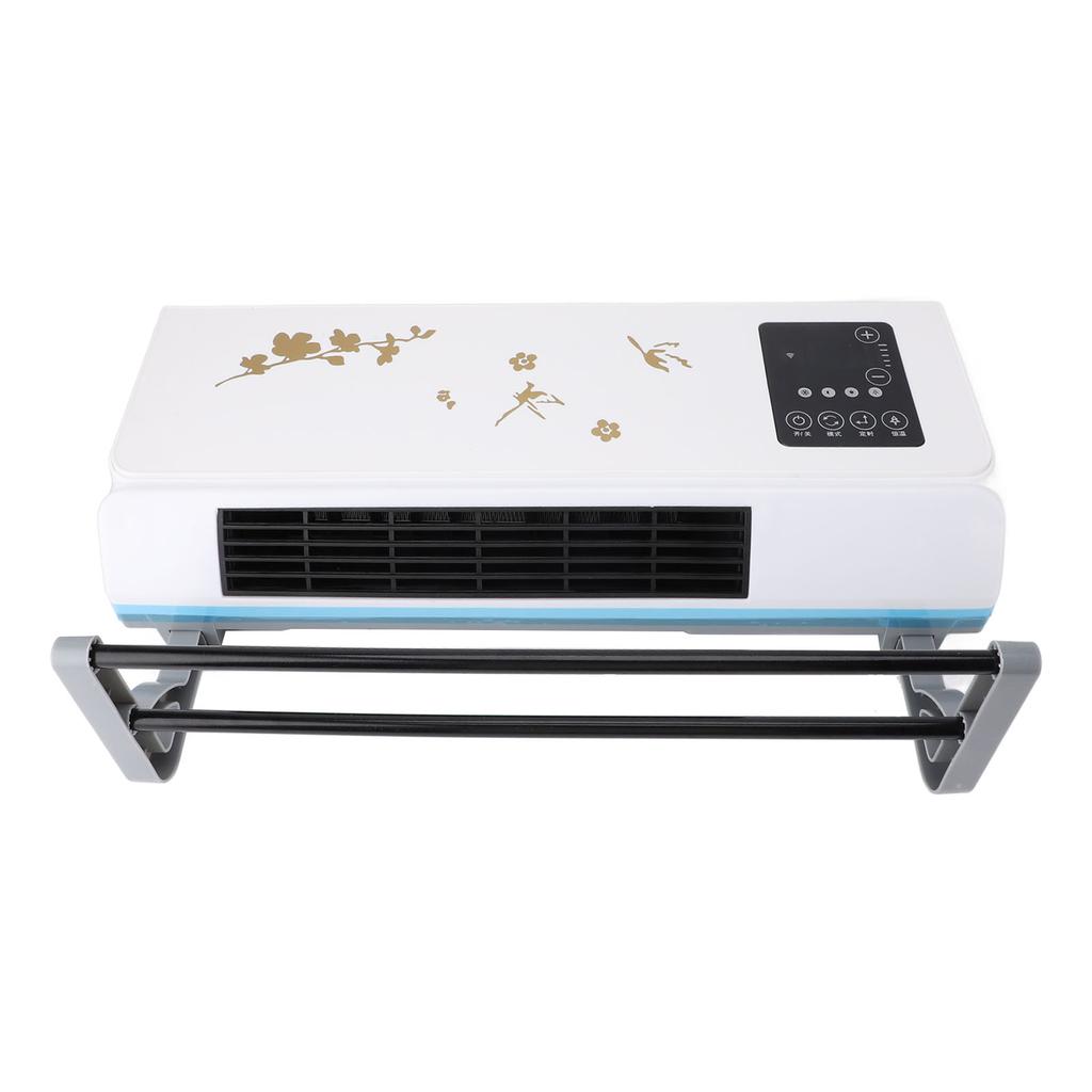 Smart Wall Heater Nature Wind Warm Wind Dual Use Wall Mounted Electric Fan Heater for Bathroom