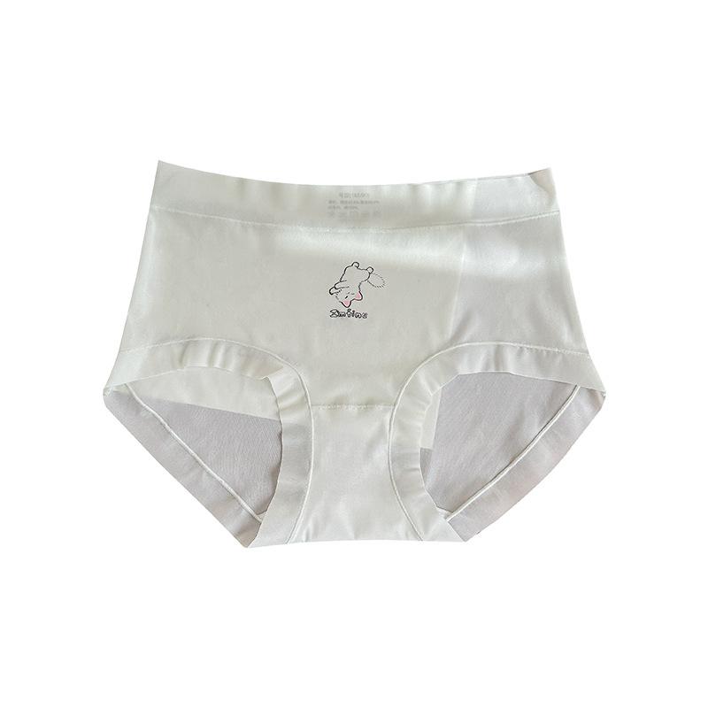 Women's Panties Cartoon Ice Silk Underwear Women's Non-trace Anti-bacterial Ultra-thin Briefs for Girls