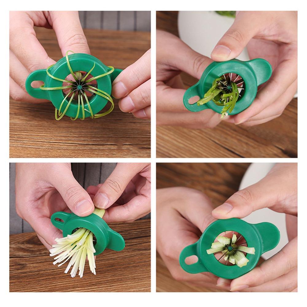 Plum Blossom Vegetable Chopper Practical Onion Cutter Grater Scallion Slicer  Vegetable