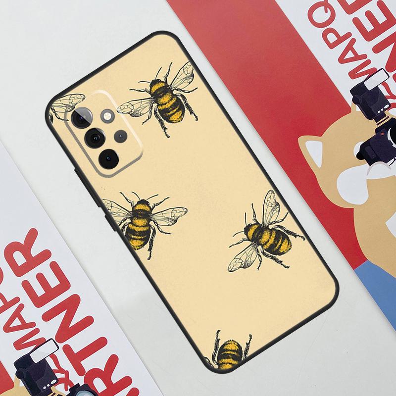 Bee Honey Case For Samsung Galaxy A53 A16 A26 A36 A56 A55 A35 A15 A52 A32 A12 A33 A13 A14 A34 A54 A17