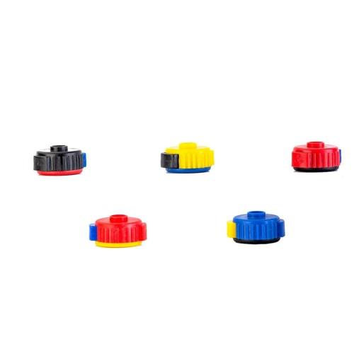 Muxcksa 10-Piece Drum Quick Set Cymbal Mate Quick Release Drum Accessories, Mixed Colors, Easy-to-Use Push-On Design