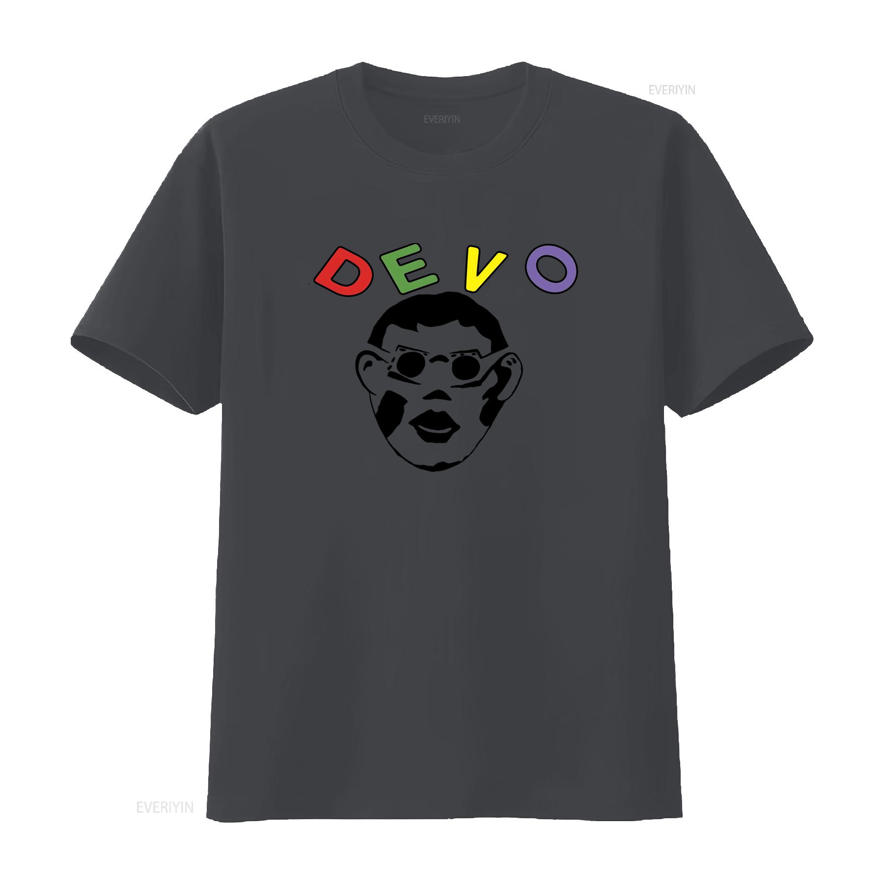 

Unique Devo Hand Painted Vintage Style White T Shirt for Men NG2049 vintage Washed Stylish streetwear Top For Everyday Wear 4XL