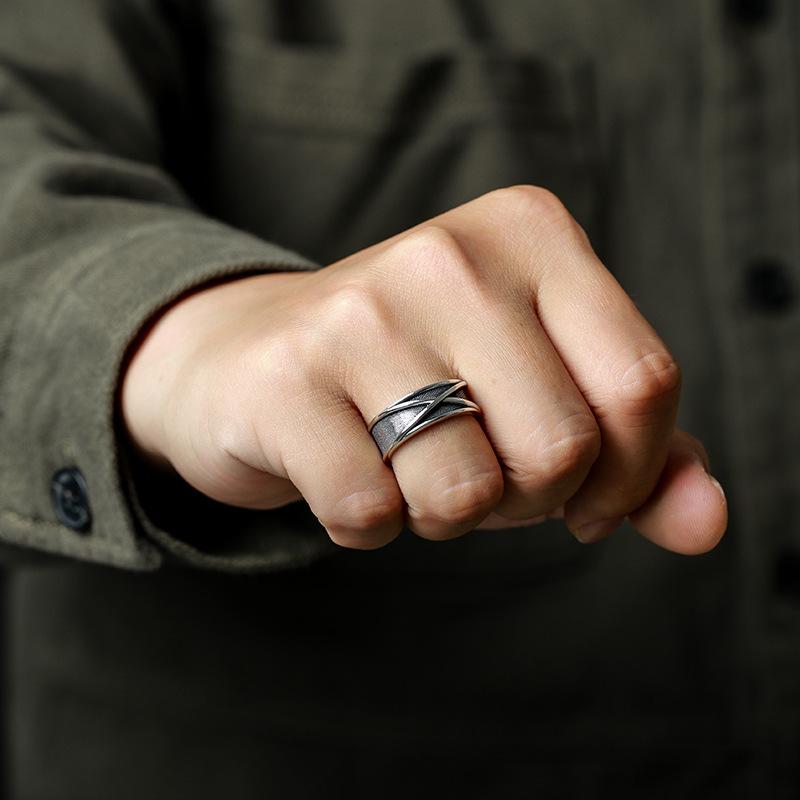 Vintage Silver Thai Ring: Unisex Retro Design with a High-End Feel for Men and Women