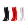 1 Pair Action Figure Doll Boots Knee High Heel Accessory PP Sole Round Toe Footwear Suitable for