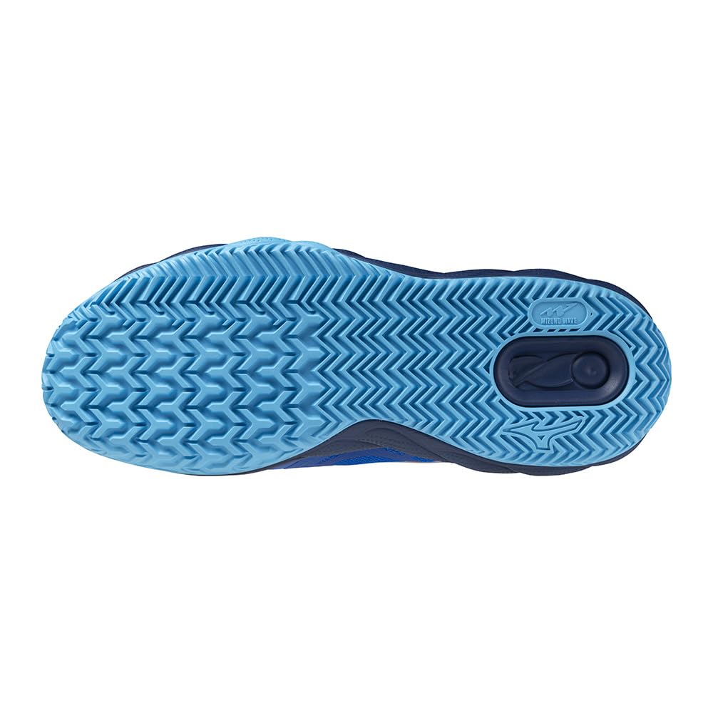 Tennis Shoes Wave Enforce Court OC Artificial Grass Court Club Activities Lightweight Soft Tennis Hard Tennis Blue x White x Navy cm 3E [Mizuno]